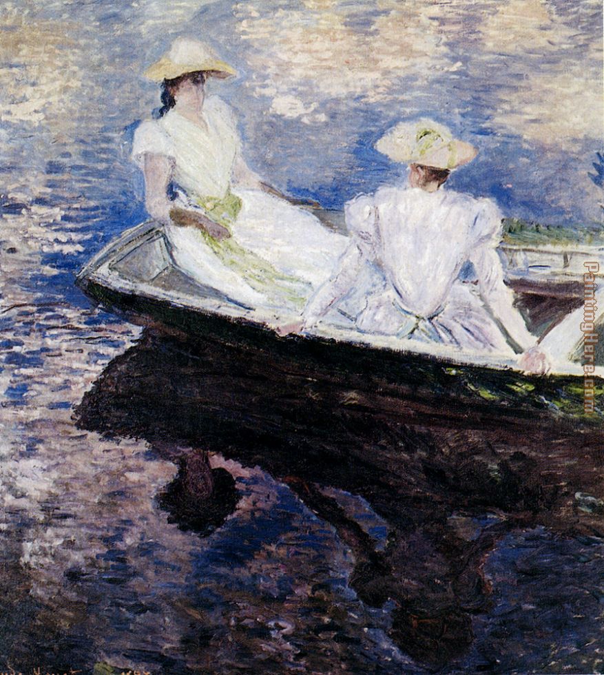 Claude Monet Girls In A Boat